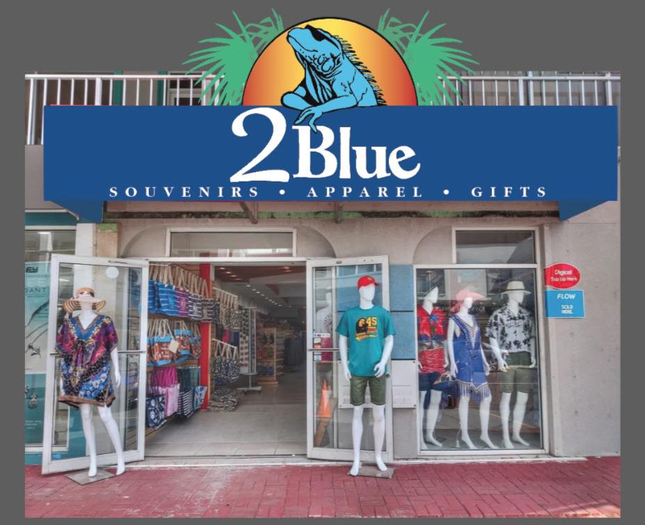 CAYMAN GIFTS & SOUVENIRS, BLUE IGUANA AND 2BLUE