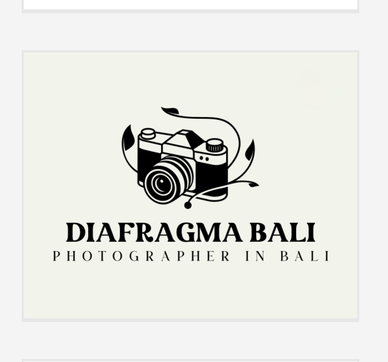Diafragma bali photography