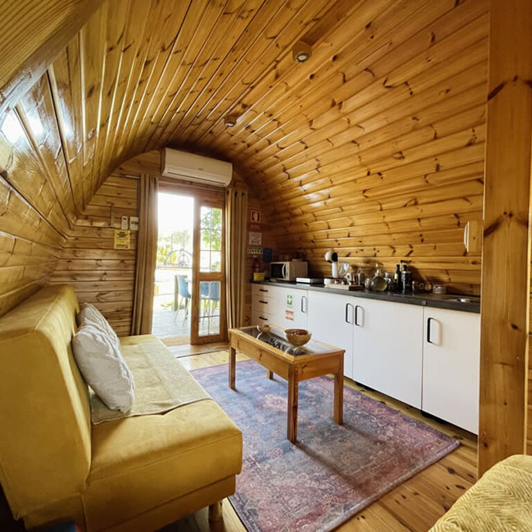 The Gold Pod, relax and enjoy on a Glamping house