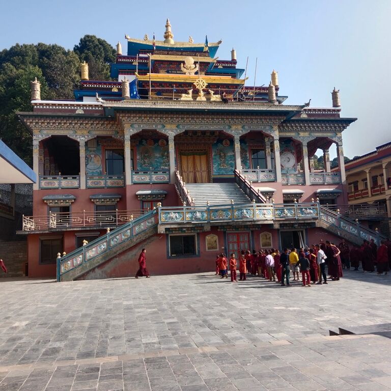 Teaching English to Buddhist monks in Buddhist Monastery