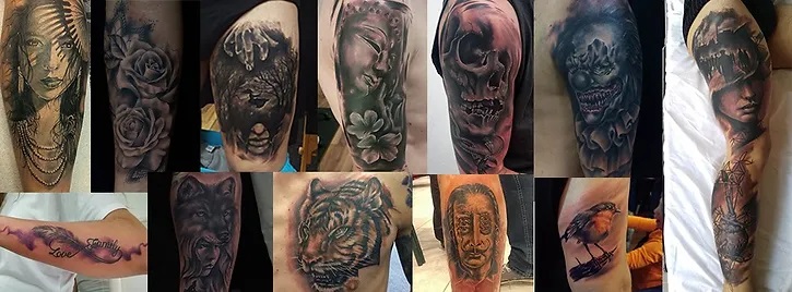 Marley tattoo and piercing