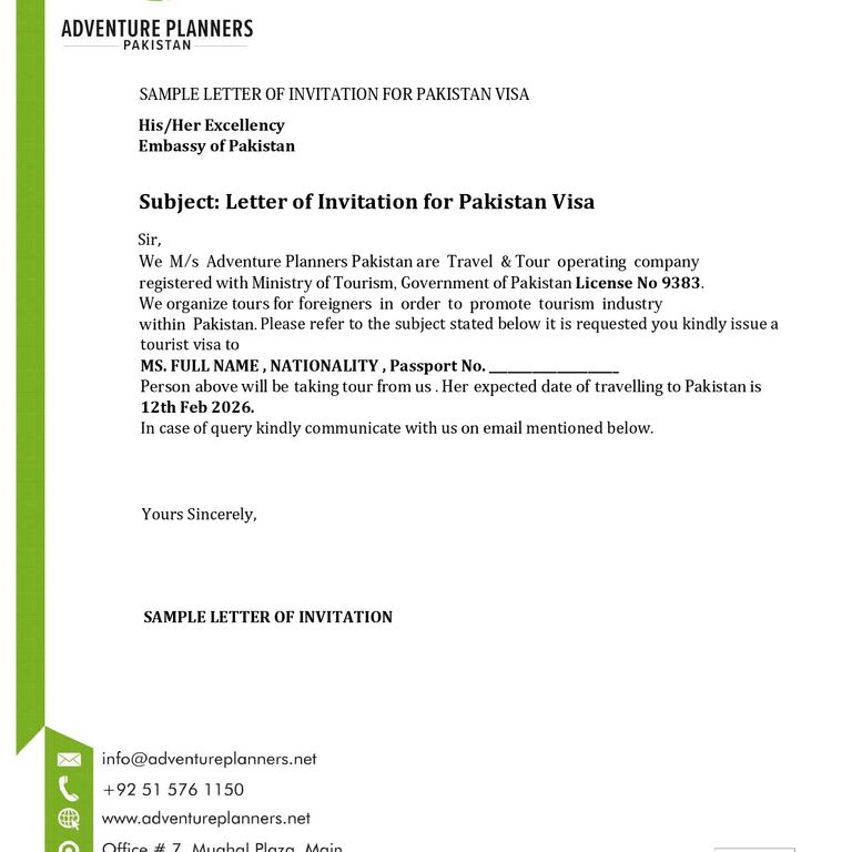 Adventure Planners Pakistan