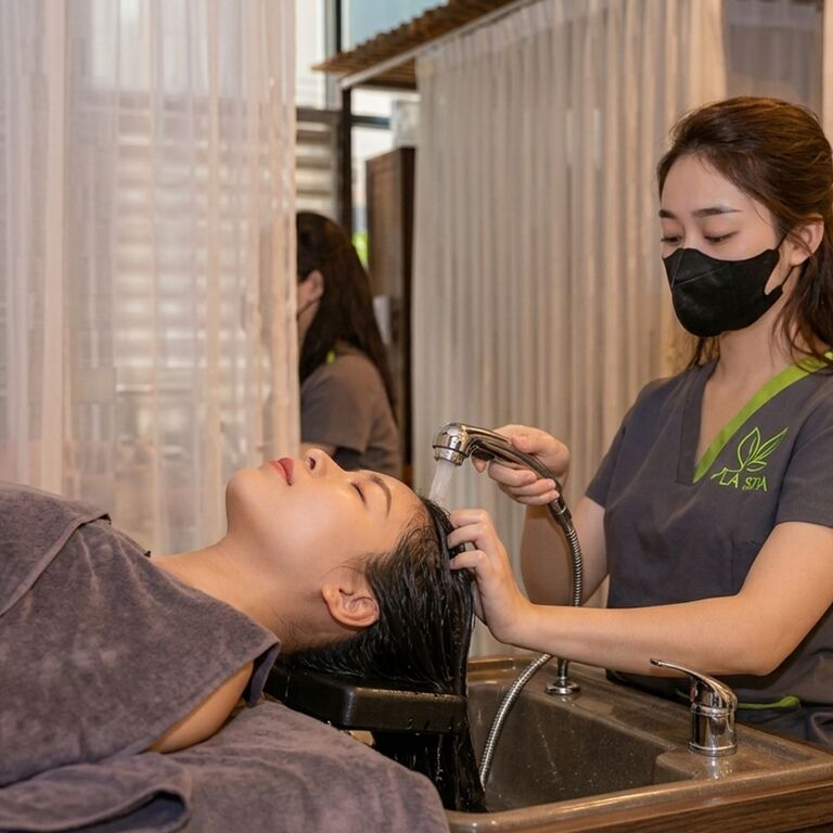 Lá Spa 65 - Gội Đầu Dưỡng Sinh Massage