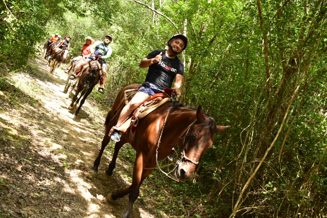 ATV zipline and cenote