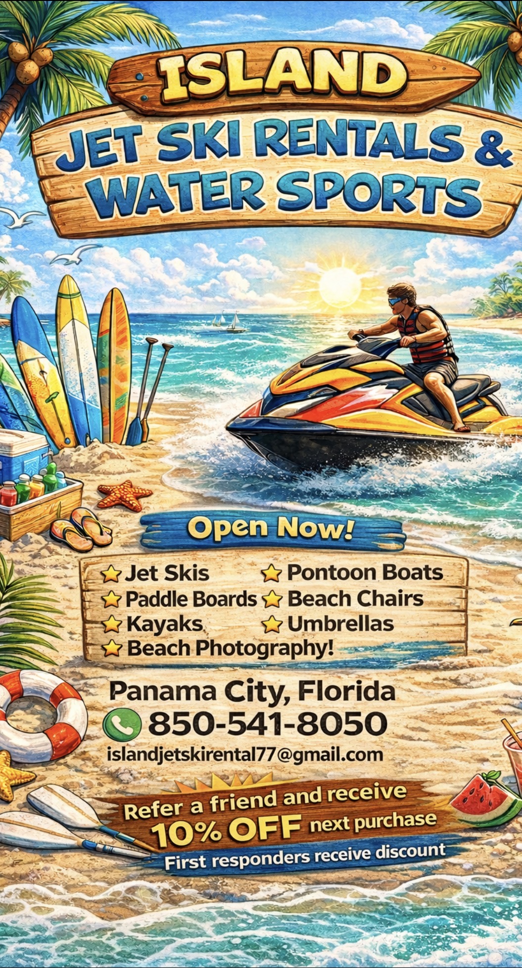 Island jet ski rentals