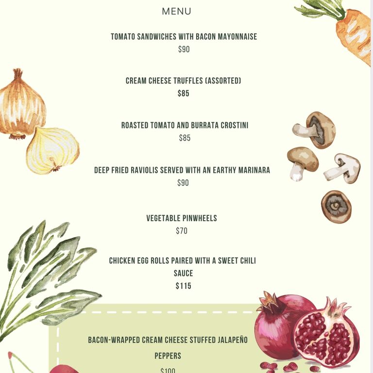 Hors d'Oeuvres By Ree