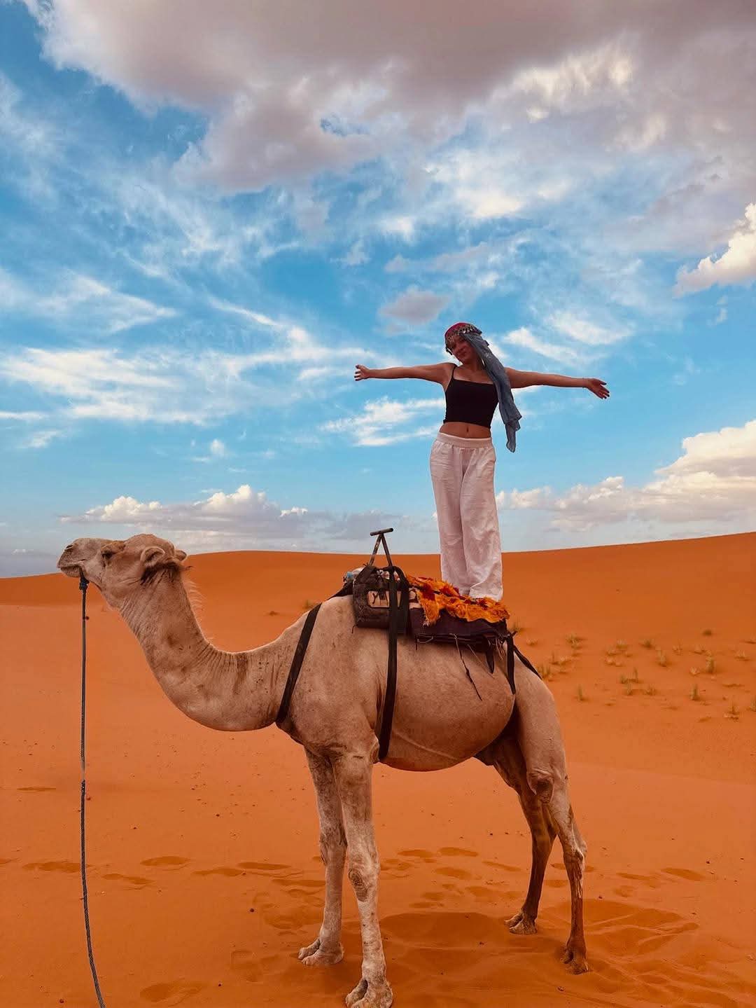 Noche en el desierto sahara