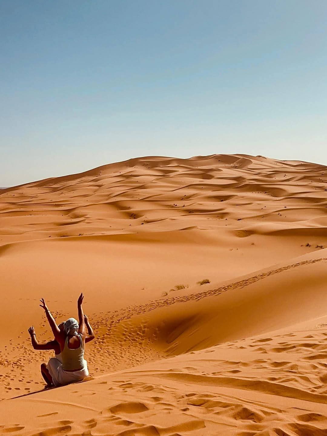 Noche en el desierto sahara