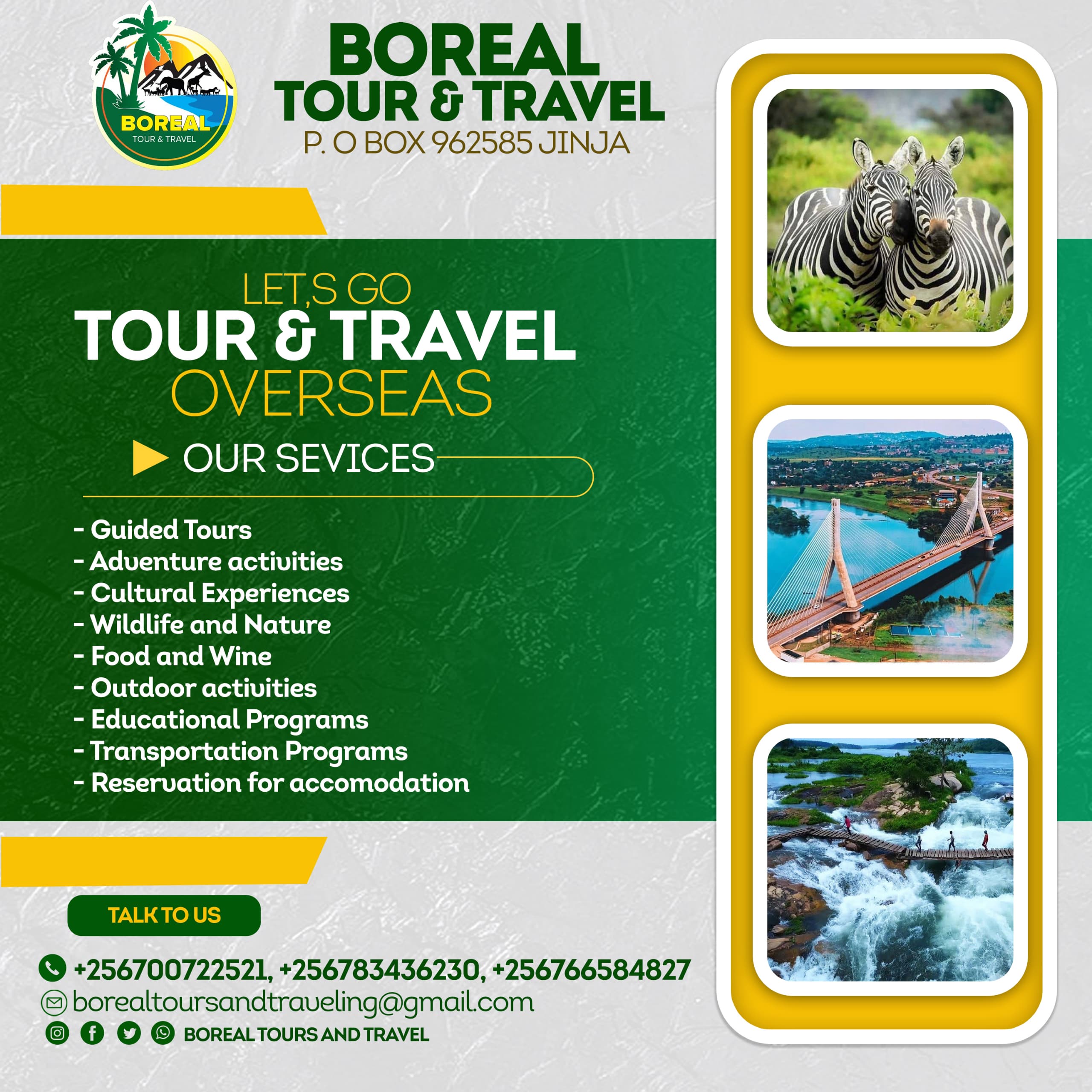 Boreal tours and travel