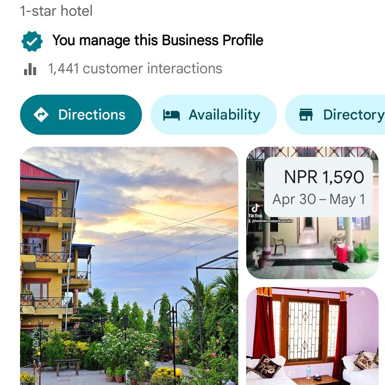 Hotel National Park Sauraha