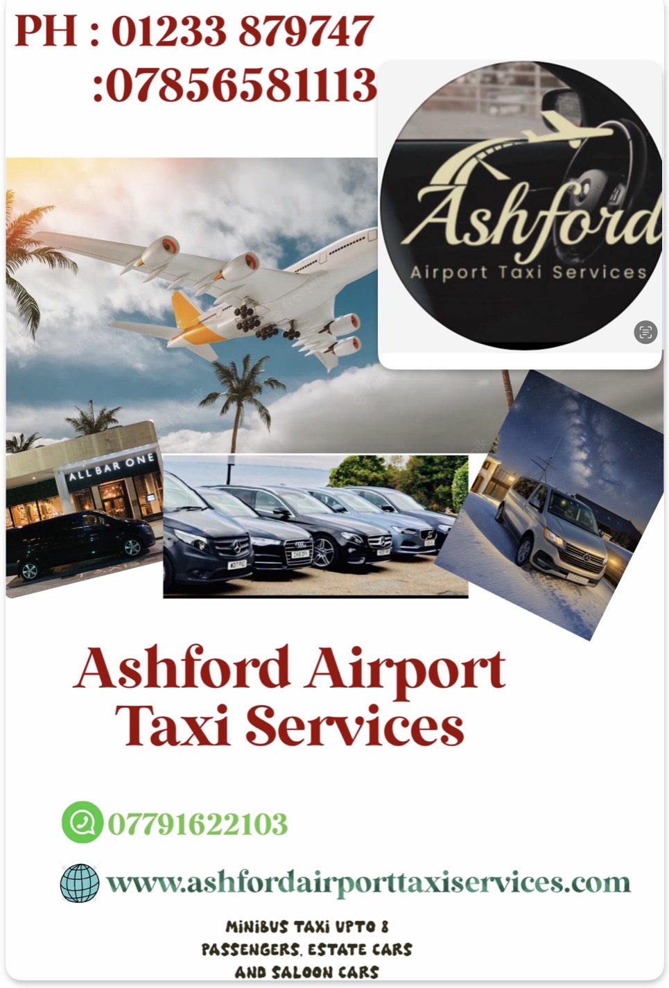 Ashford Airport taxi services