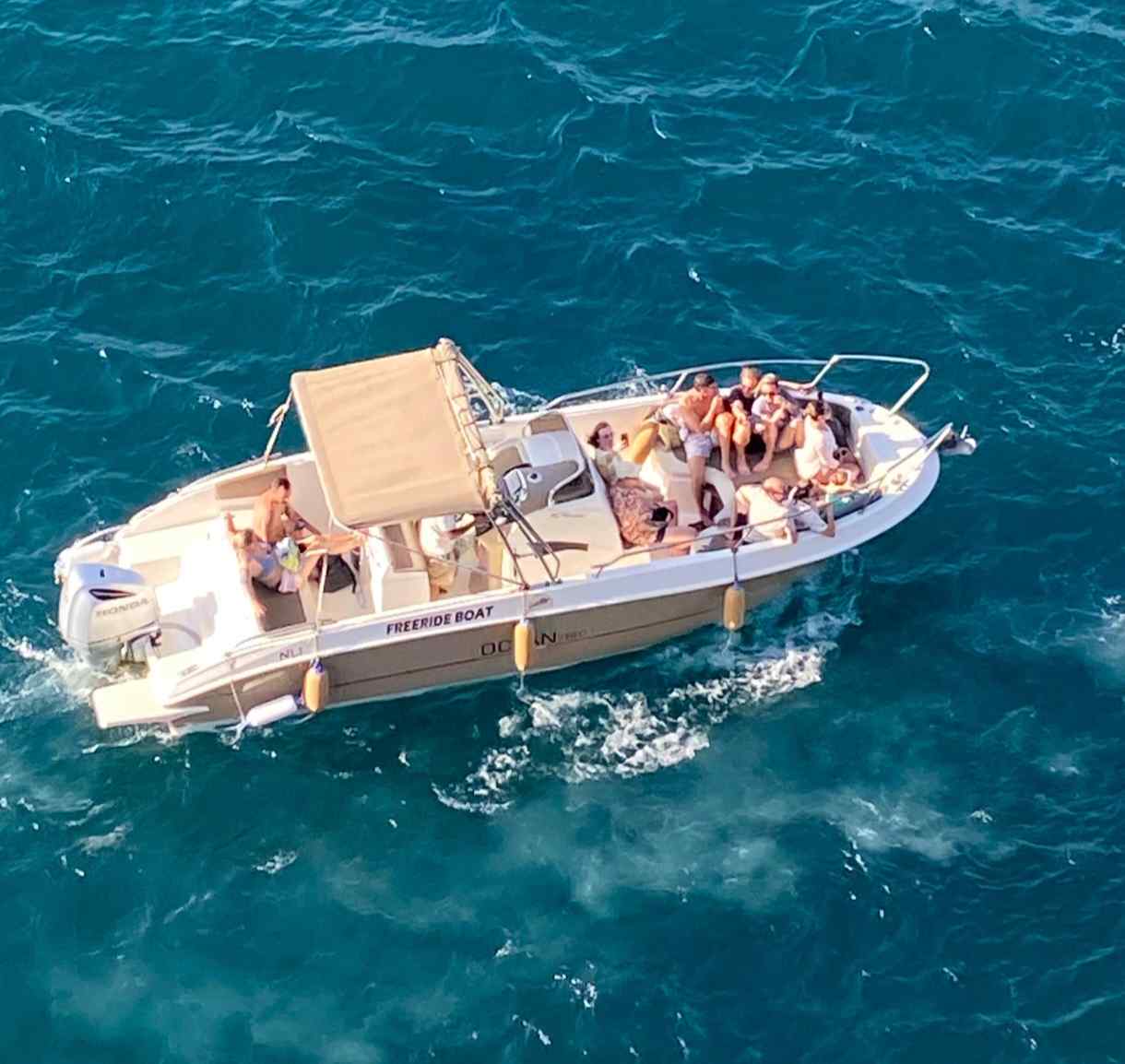 Polignano in barca Freeride