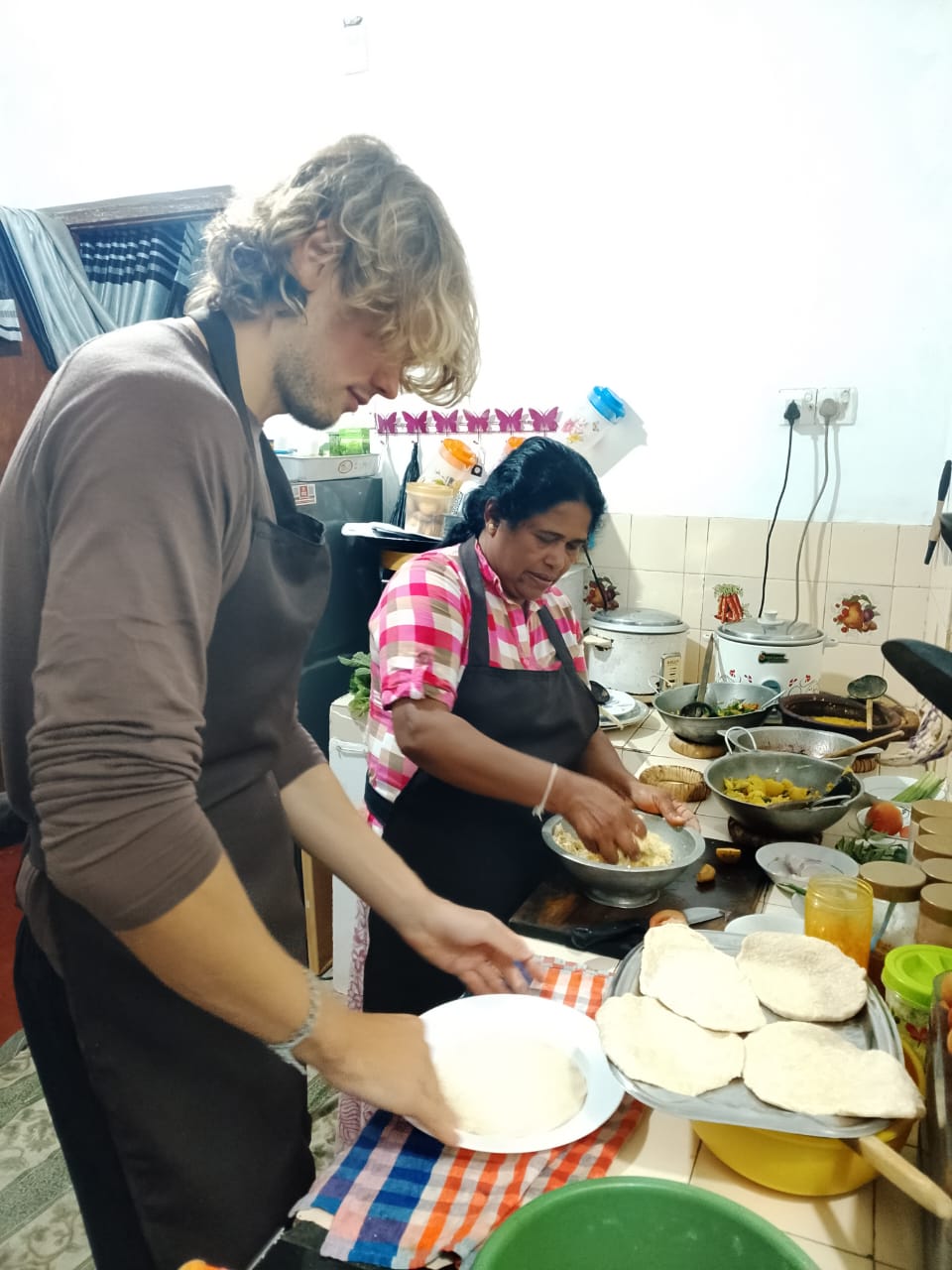 Cooking class for tourists