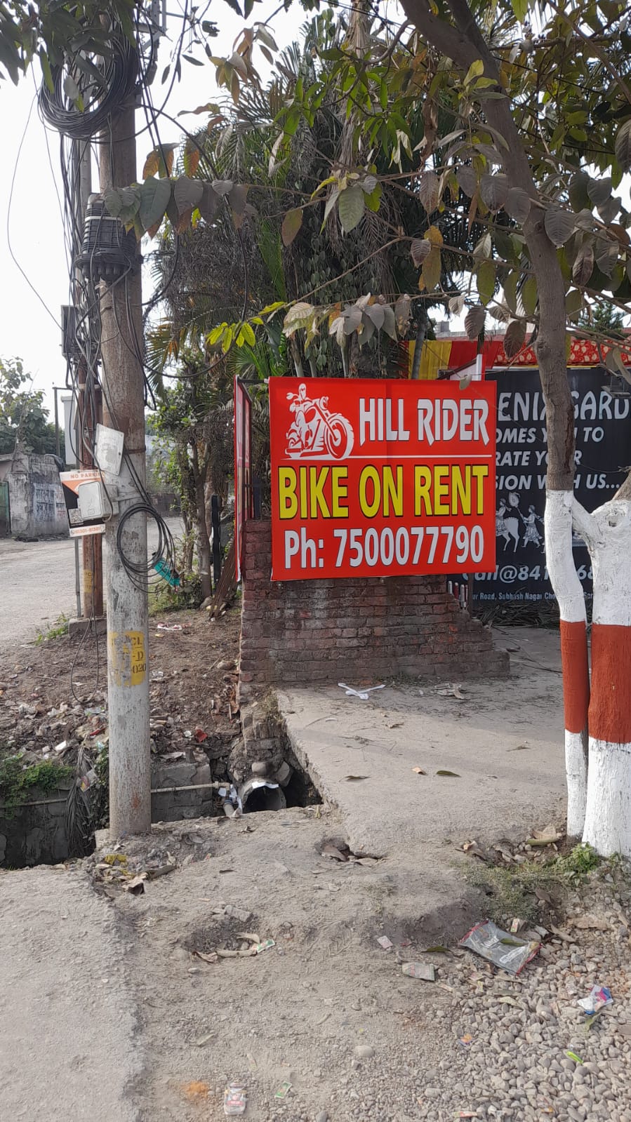 Hillrider scooty on rent