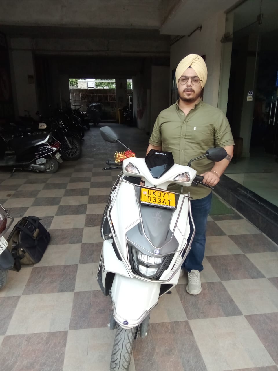 Hillrider scooty on rent