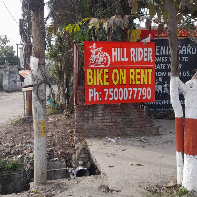 Hillrider scooty on rent