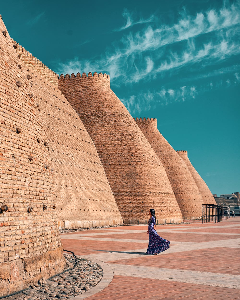 A Group Tour Of Bukhara City.