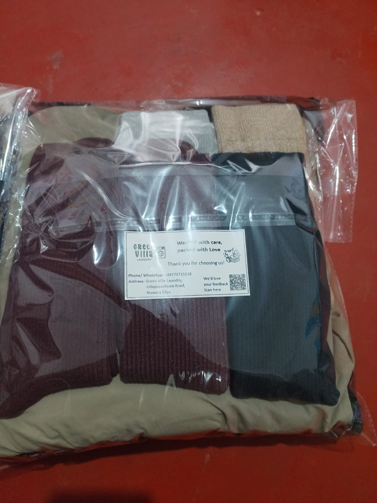 Laundry at Green Villa