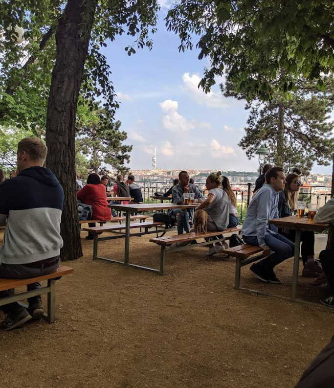 Letná beer garden