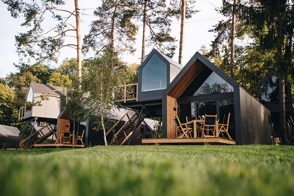 Chocolate Village by the river