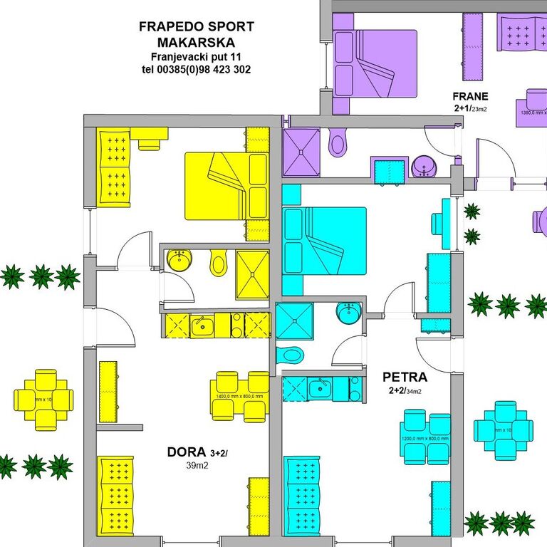 Apartments Frapedo
