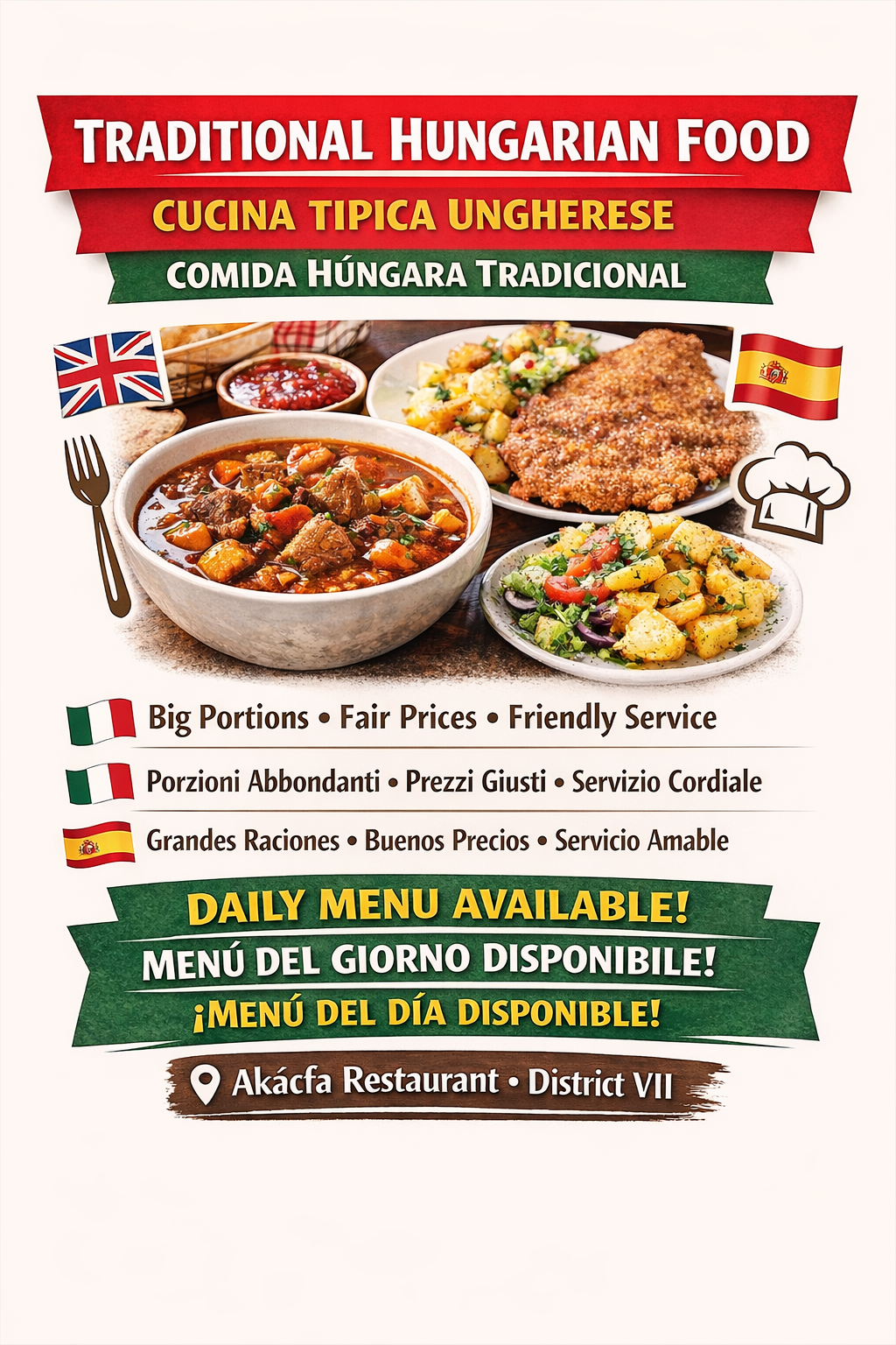 Akácfa étterem étkezde