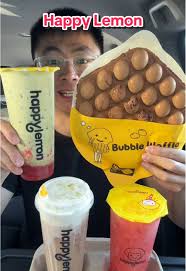 Happy Lemon Boba Tea & Waffles