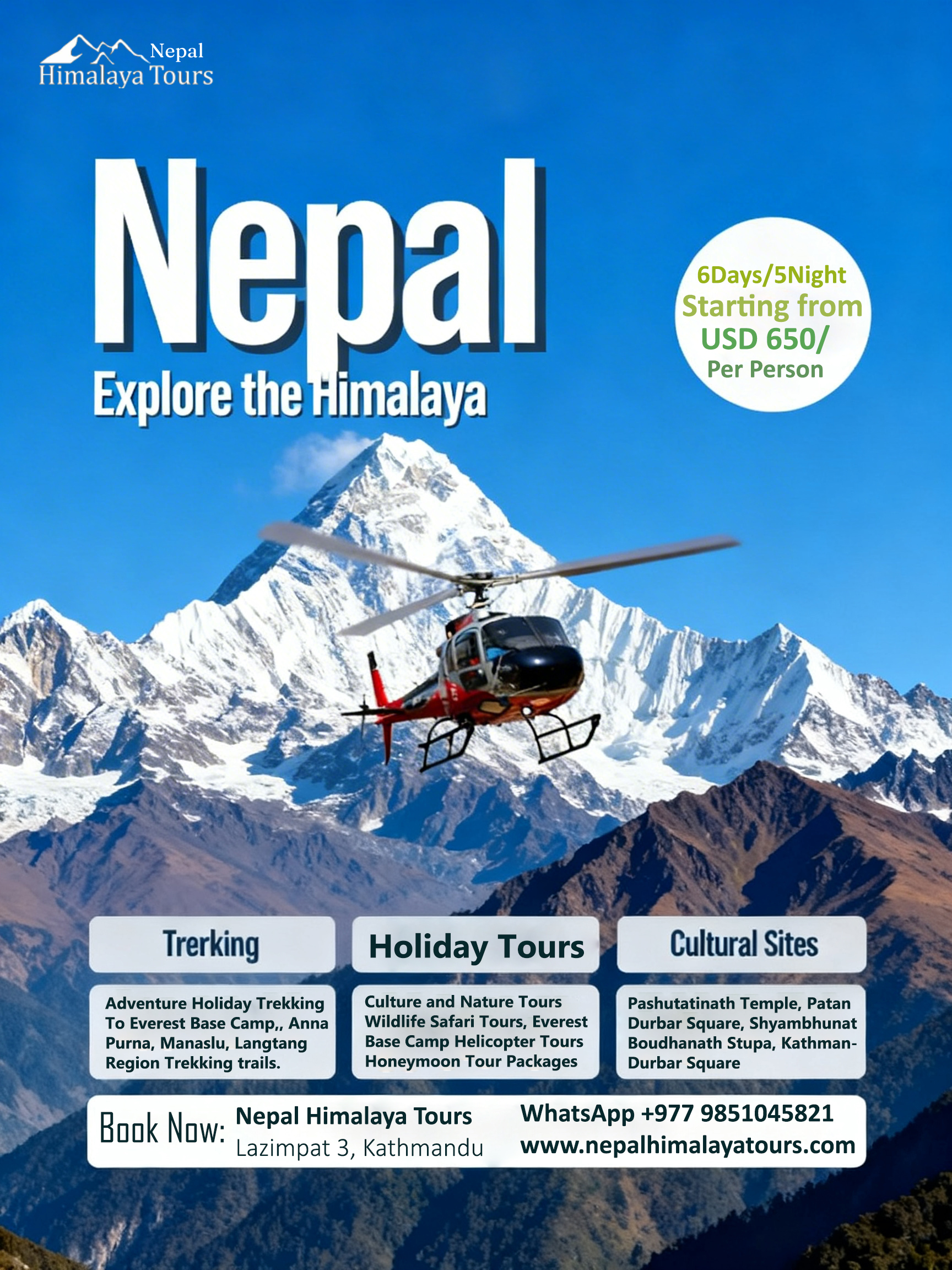 Glance Himalaya Tours Nepal