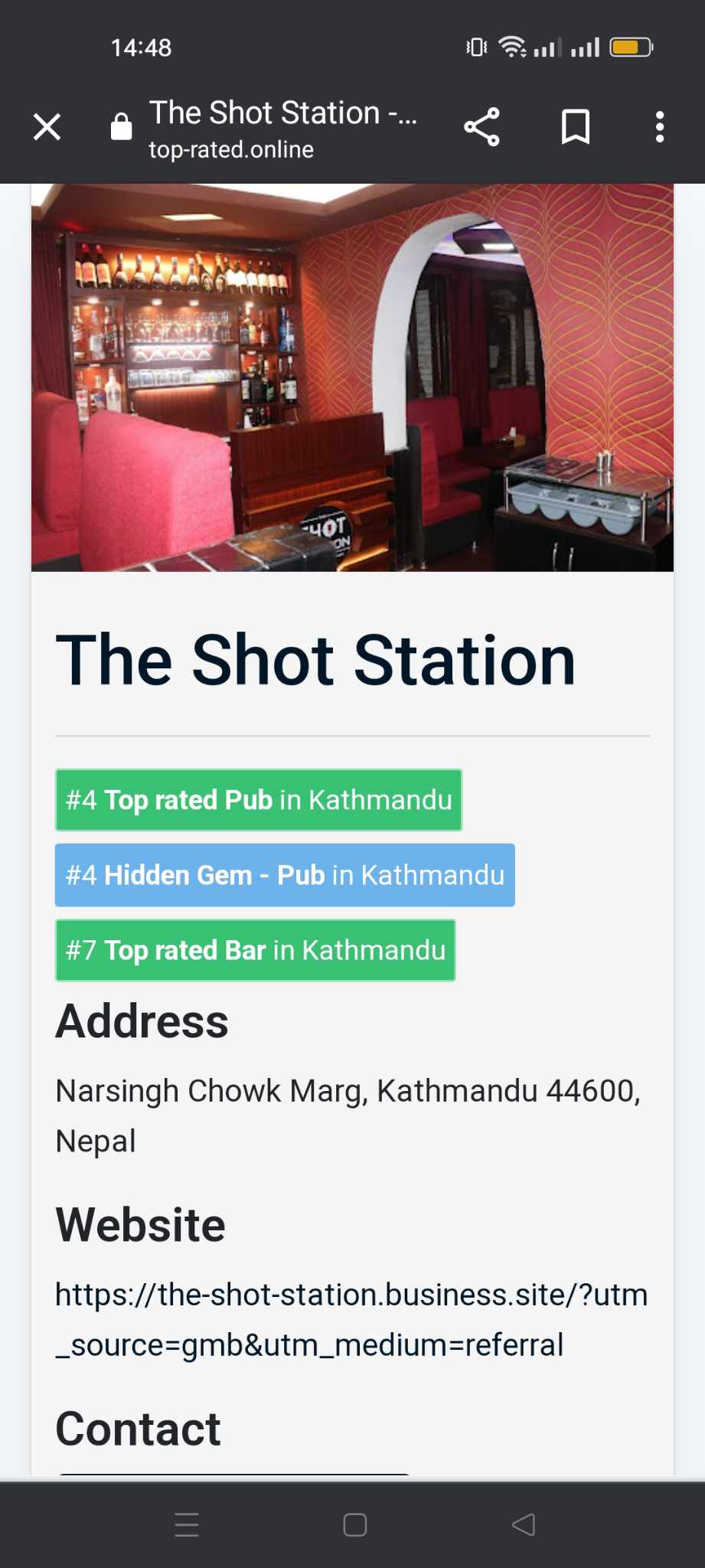 The Shot Station