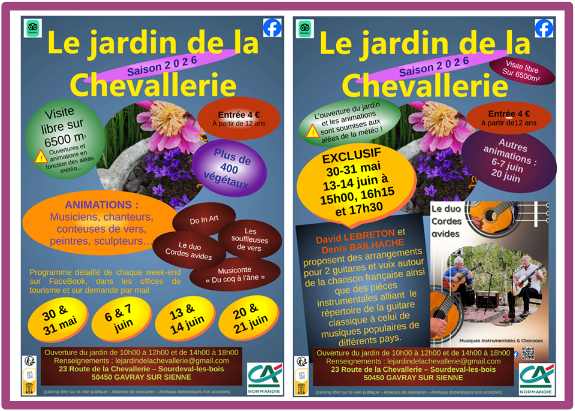 Le jardin de la Chevallerie