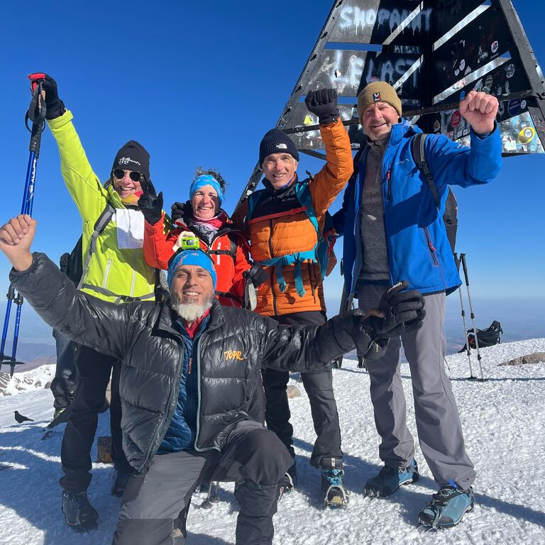 Toubkal climbing