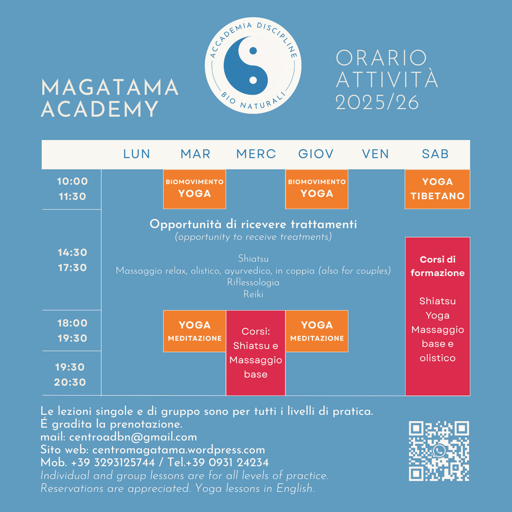 MAGATAMA SCUOLA YOGA E SHIATSU