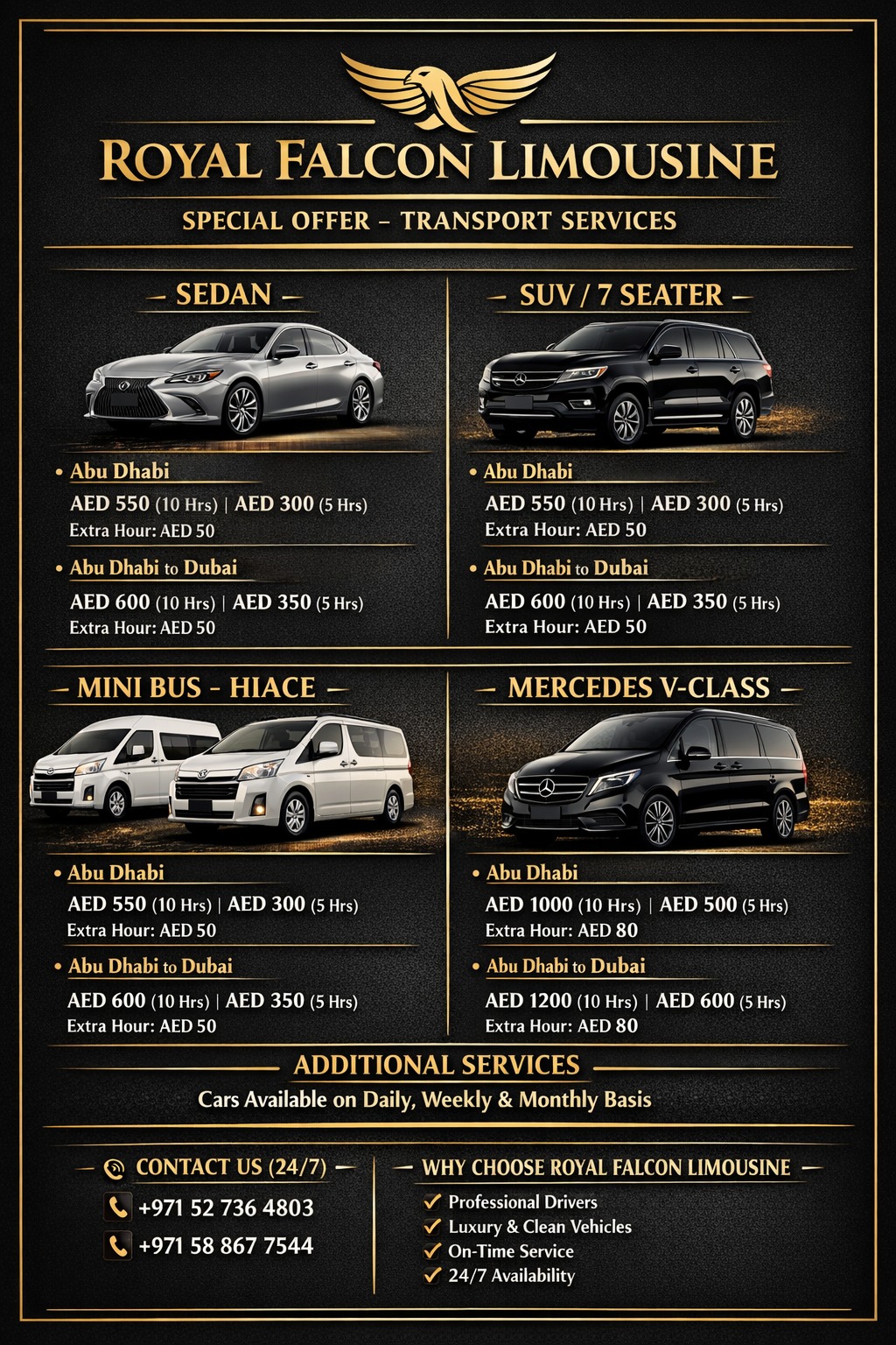 Royal Falcon Limousin Passenge