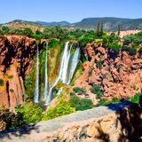 Small group Ouzoud Waterfall Guided Tour Boat Ride from Marrakech