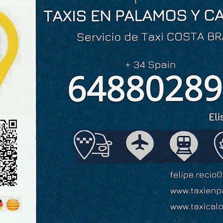 TAXI PALAMOS Y CALONGE