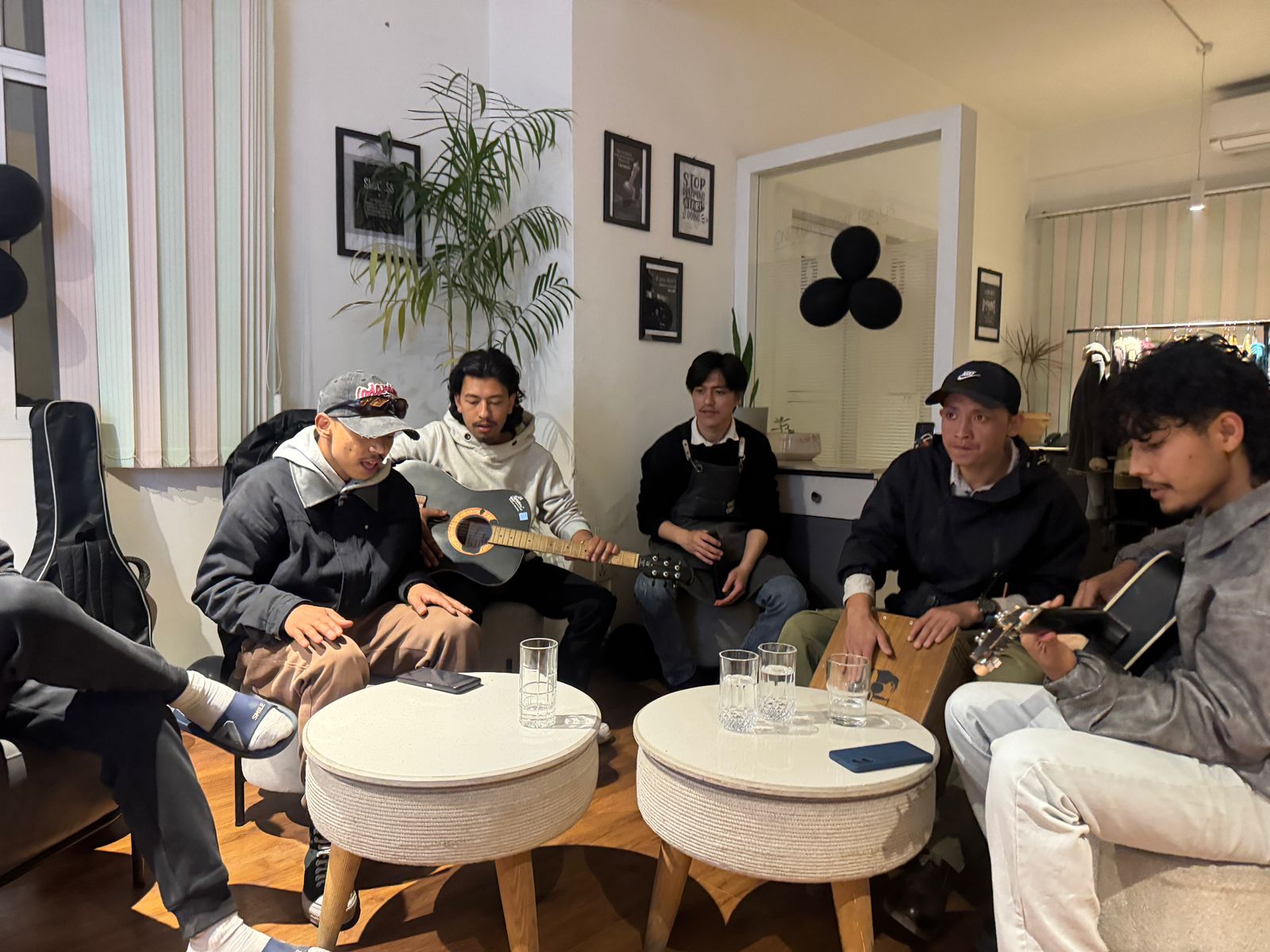 My cabin cafe and workstation