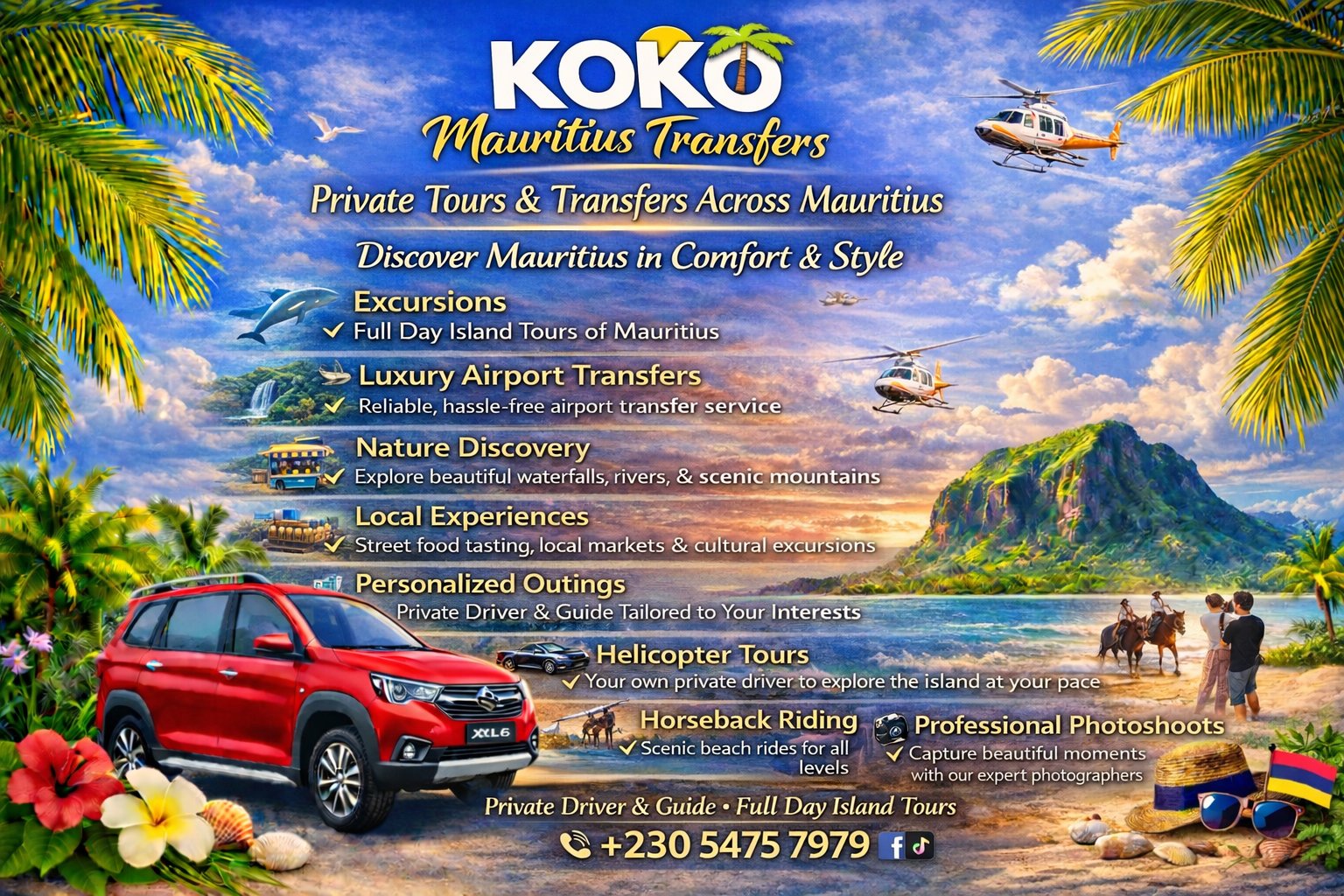 Koko Mauritius Travel tours