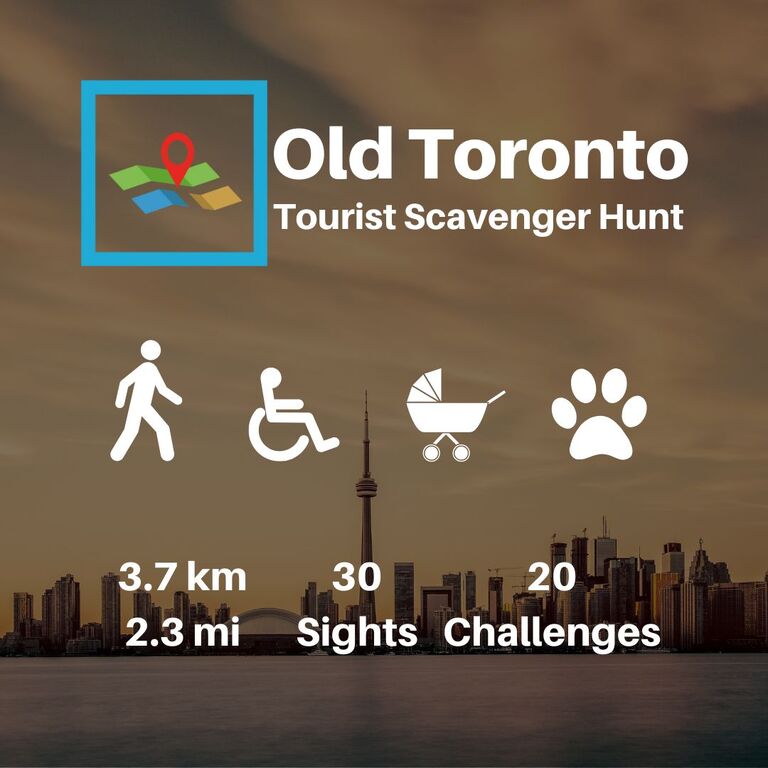 Old Toronto self-guided walking tour & scavenger hunt