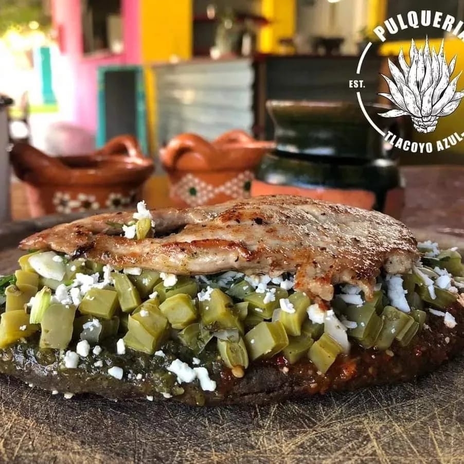 Pulqueria tlacoyo azul
