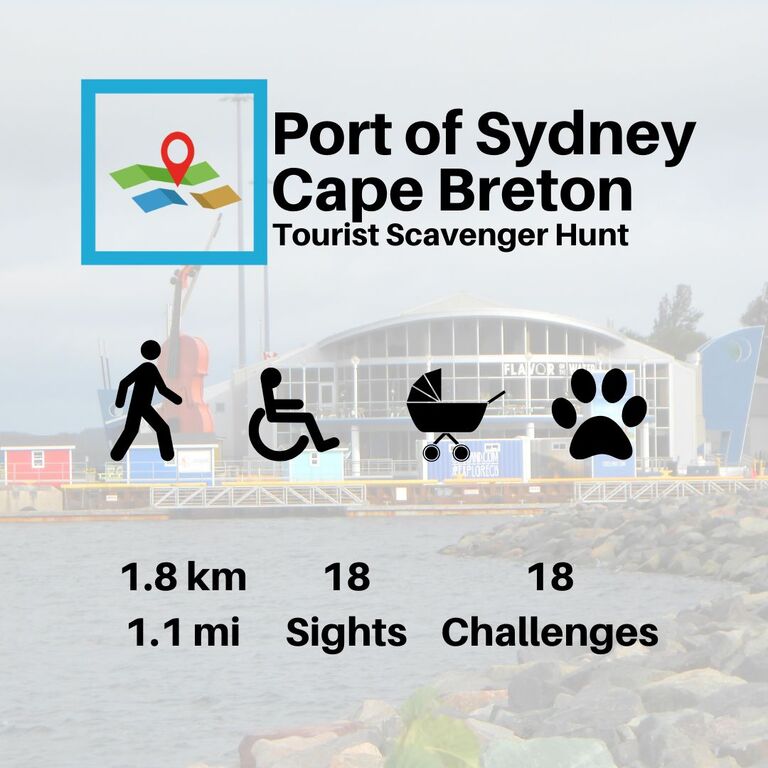Sydney/Cape Breton self-guided walking tour & scavenger hunt