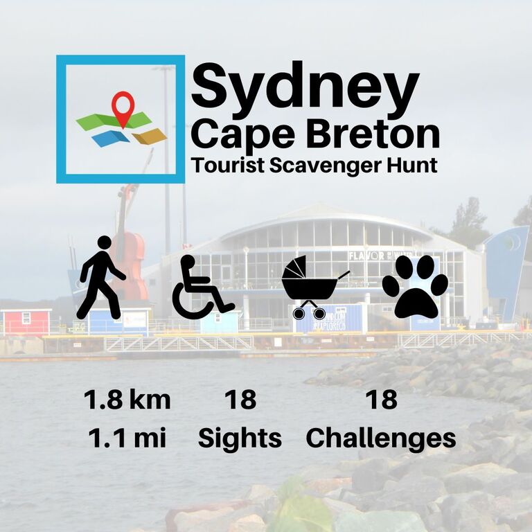 Sydney/Cape Breton self-guided walking tour & scavenger hunt