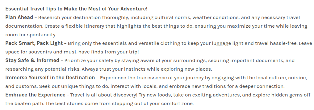 Destination Details LLC