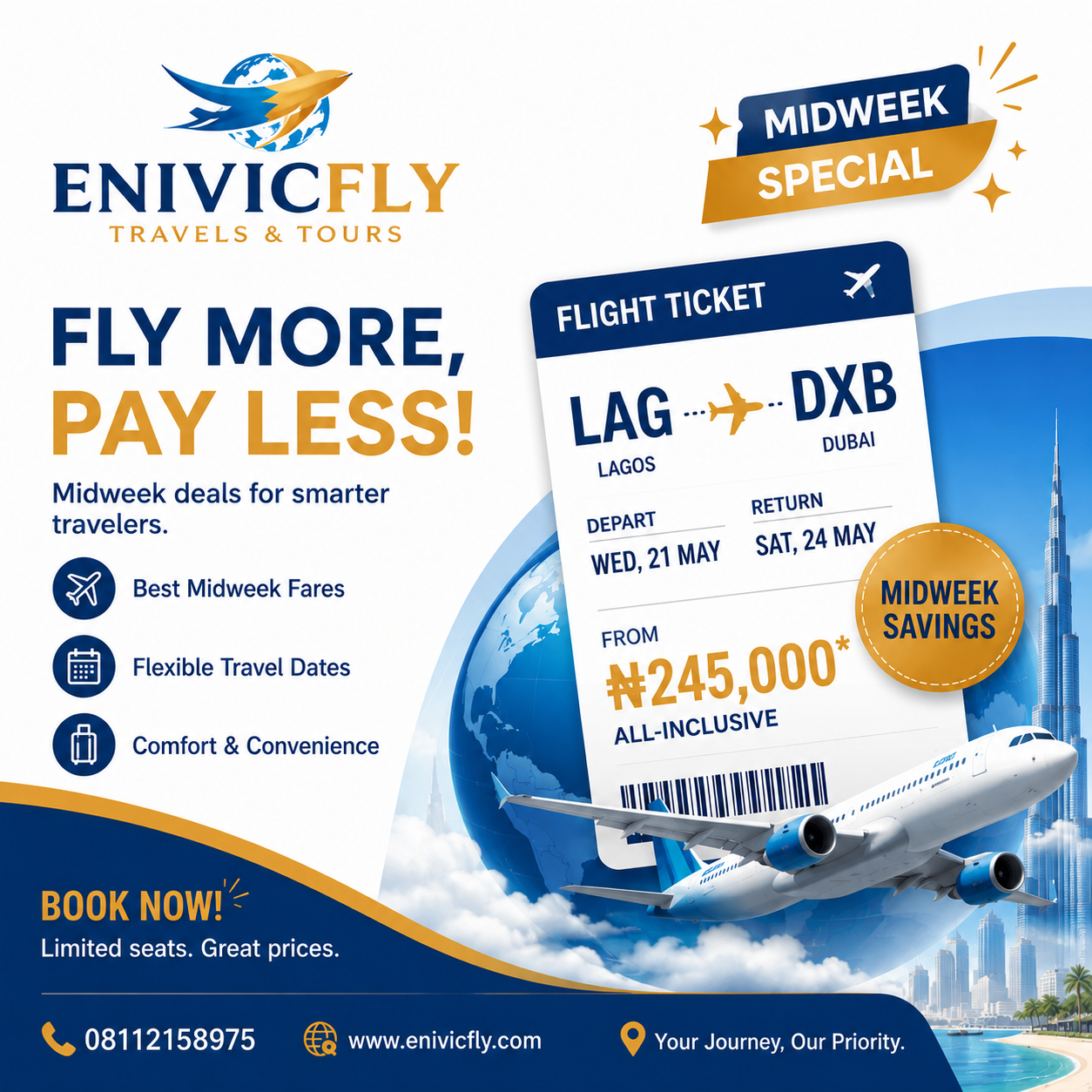 Enivicfly travels and tours