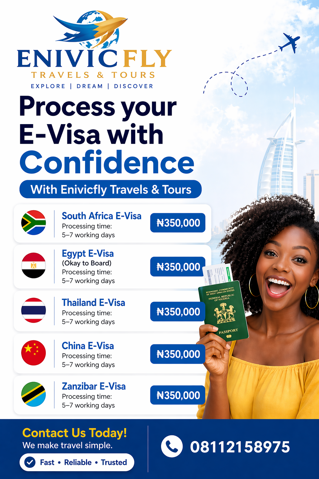 Enivicfly travels and tours