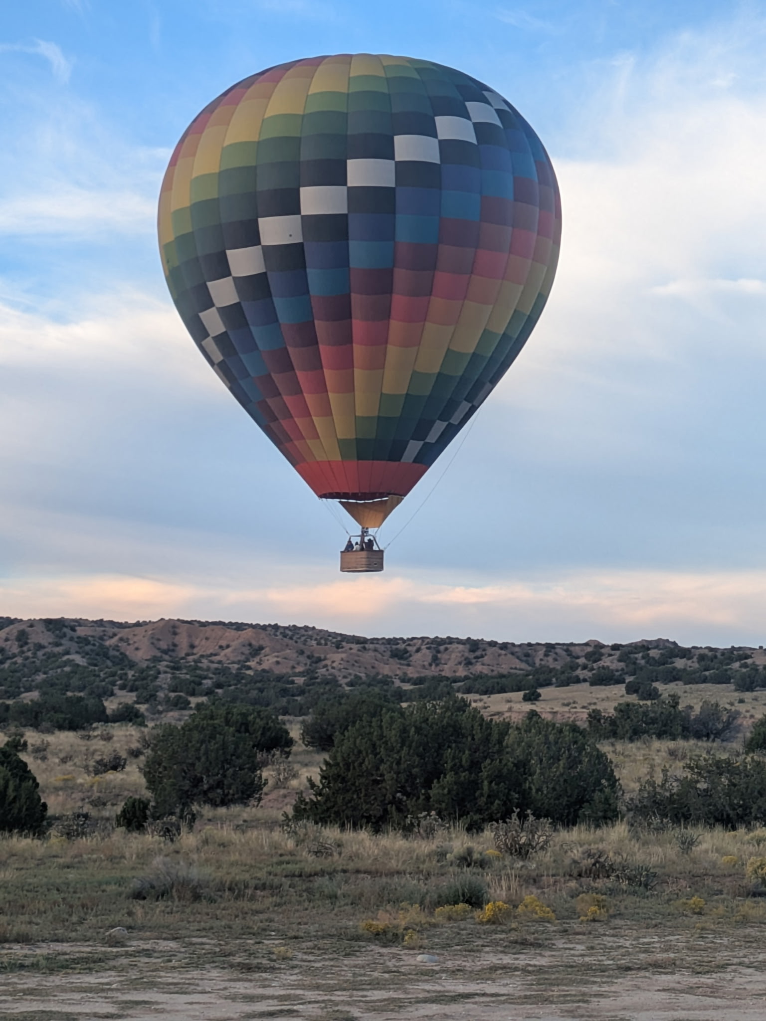 Balloon Above New Mexico in Santa Fe
