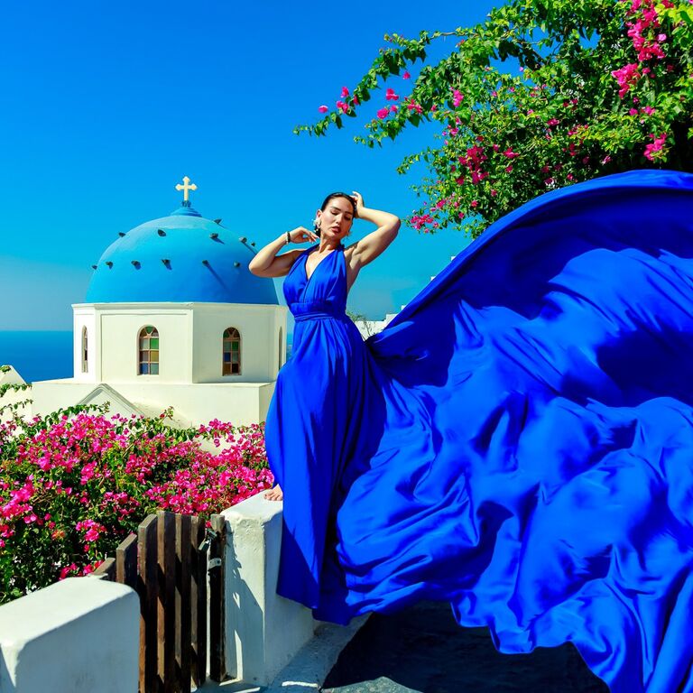 Flying Dress Photo Session