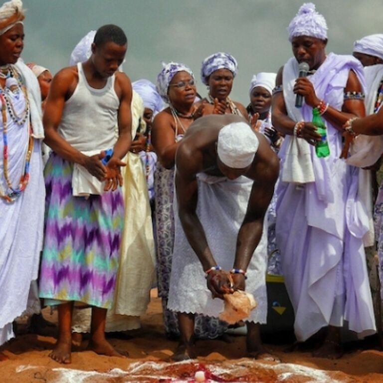 The Voodoo Festival in Benin