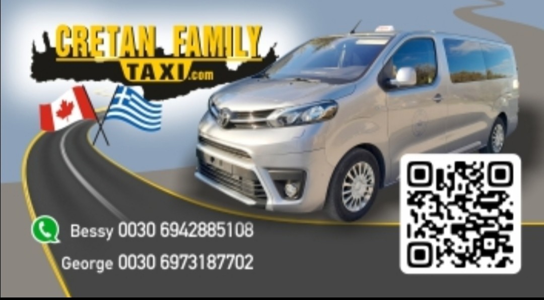 Cretan Family Taxi 8 seater taxi van