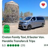 Cretan Family Taxi 8 seater taxi van