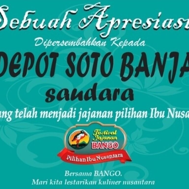 SOTO BANJAR SAUDARA LEGEND RE